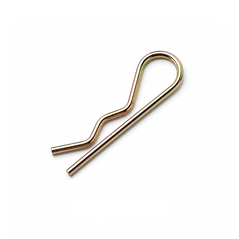 Spring Steel Zinc Plated Yellow Passivated Grip Clip 5x85mm to Fit 6mm Hole