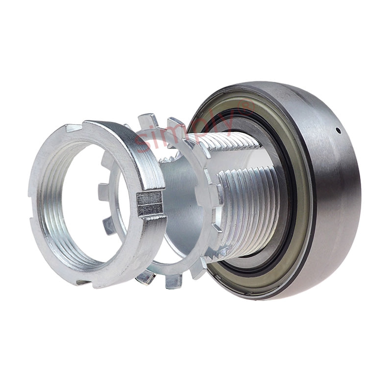 INA GSH50XL2RSRB Metric Spherical Outer Bearing Insert with RSR Seals and Adaptor Sleeve fits 50mm Shafts