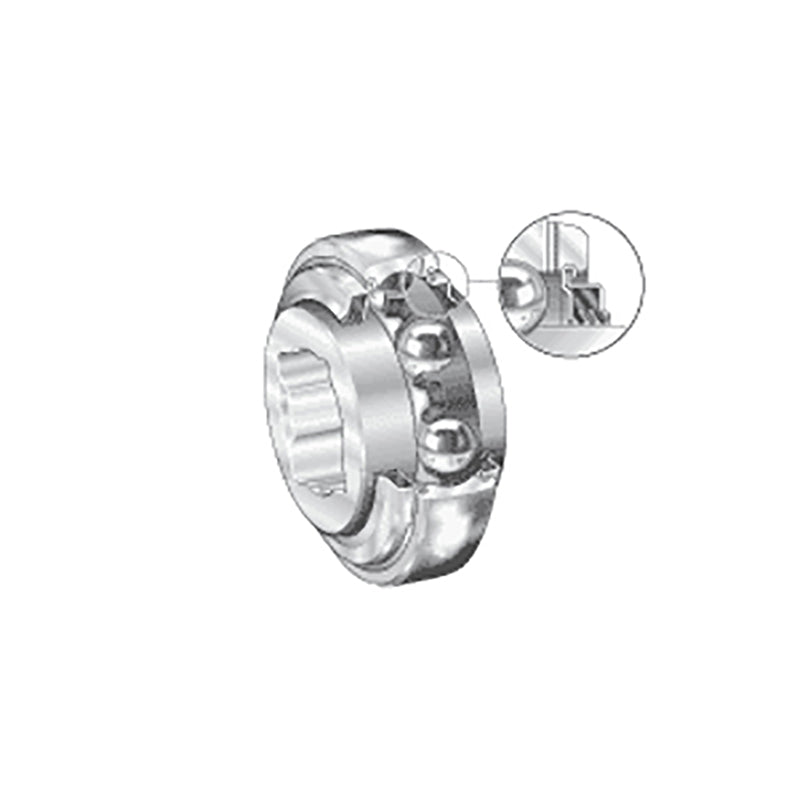 INA GVK109211KTTBAS2/V Imperial Spherical Outer Square Bore Bearing Insert with T Seals 1-9/16 inch Bore