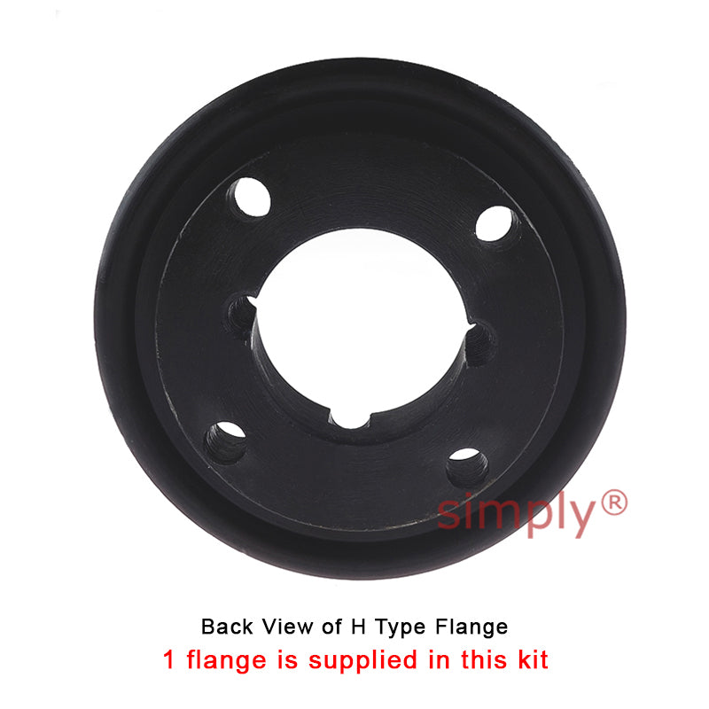 Major Brand F40H/F40B Outer Facing Taper Bore/Pilot Bored Tyre Drive Coupling Assembly with Fire Resistant Antistatic (F.R.A.S) Tyre