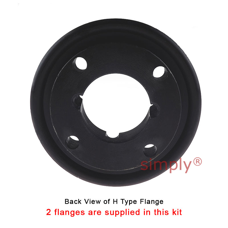 Major Brand F50H/F50H Outer Facing Taper Bores Type Tyre Drive Coupling Assembly with Fire Resistant Antistatic (F.R.A.S) Tyre