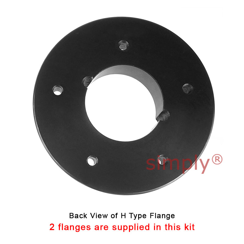 Major Brand F70H/F70H Outer Facing Taper Bores Type Tyre Drive Coupling Assembly with Natural Rubber Tyre