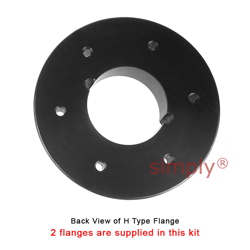 Major Brand F100H/F100H Outer Facing Taper Bores Type Tyre Drive Coupling Assembly with Fire Resistant Antistatic (F.R.A.S) Tyre