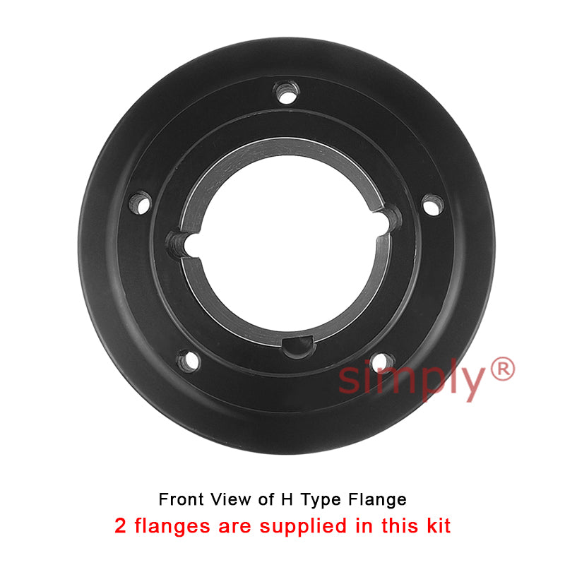 Major Brand F60H/F60H Outer Facing Taper Bores Type Tyre Drive Coupling Assembly with Fire Resistant Antistatic (F.R.A.S) Tyre