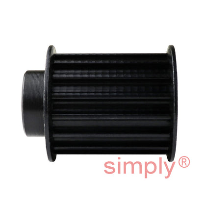 P16-5M-25F - 5mm Pitch 16 Tooth Flanged HTD Type Steel Pilot Bore Timing Pulley for 25mm Wide Belts
