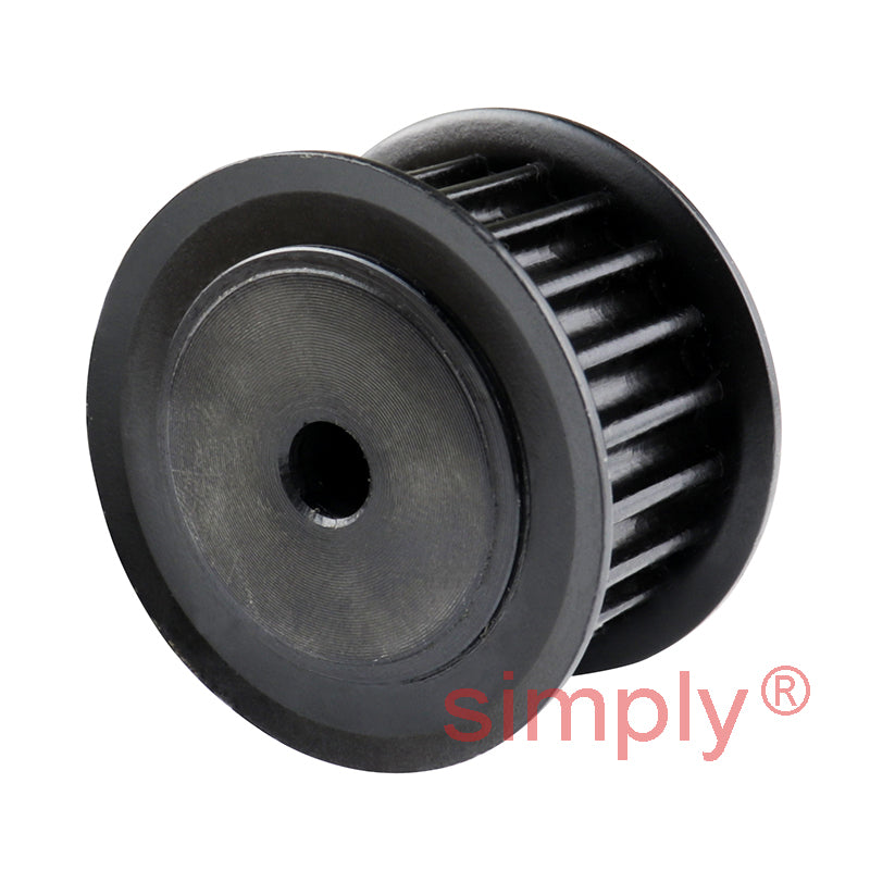 Drive-Flex P21-5M-15F - 5mm Pitch 21 Tooth Flanged HTD Type Steel Pilot Bore Timing Pulley for 15mm Wide Belts