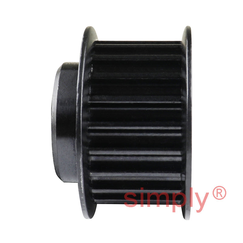 Drive-Flex P21-5M-15F - 5mm Pitch 21 Tooth Flanged HTD Type Steel Pilot Bore Timing Pulley for 15mm Wide Belts