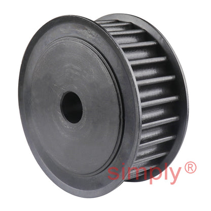 P26-8M-20F - 8mm Pitch 26 Tooth Flanged HTD Type Steel Pilot Bore Timing Pulley for 20mm Wide Belts