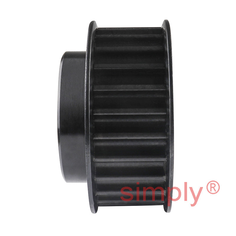 P26-8M-20F - 8mm Pitch 26 Tooth Flanged HTD Type Steel Pilot Bore Timing Pulley for 20mm Wide Belts
