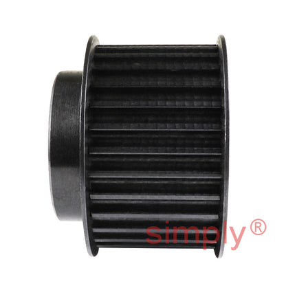 Drive-Flex P30-5M-25F - 5mm Pitch 30 Tooth Flanged HTD Type Steel Pilot Bore Timing Pulley for 25mm Wide Belts
