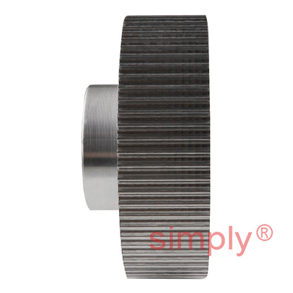 P72-3M-15 - 3mm Pitch 72 Tooth Flangeless HTD Type Aluminium Pilot Bore Timing Pulley for 15mm Wide Belts