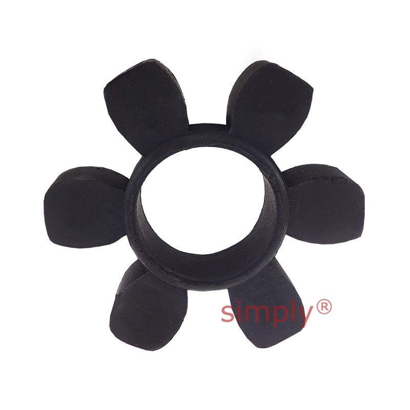 Major Brand HRC180F/HRC180B Coupling Assembly Inner Facing Taper Bore/Pilot Bored Max Bush Bore 60mm / 2-1/2 inch with Natural Rubber Insert