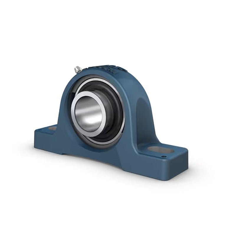 SKF SY27/16TF/VA201 Y Type Two Bolt Pillow Block Housing with Steel Cage Insert for Imperial Shaft 2-7/16 inch