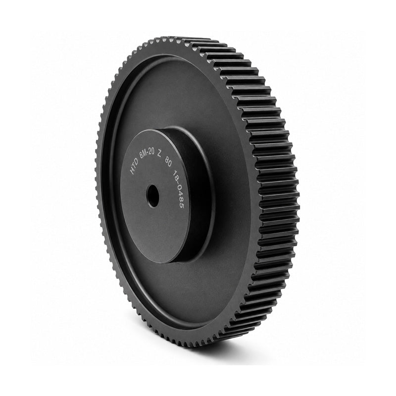 P84-L-075 - 3/8 inch Pitch 84 Tooth Pilot Bored Cast Iron Timing Pulley for 3/4 inch Wide Belts
