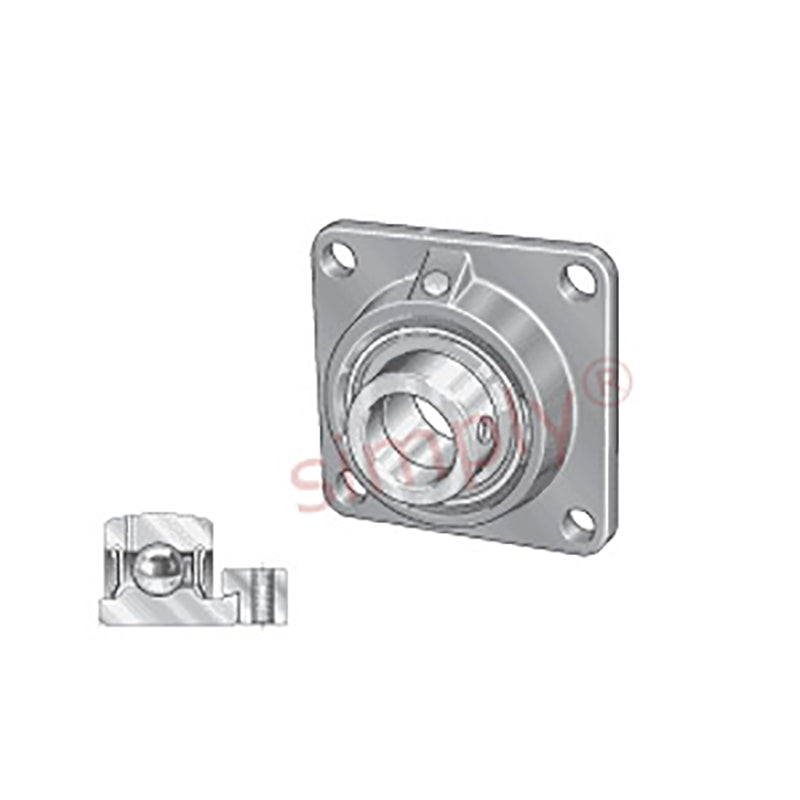INA PCF45XL Four Bolt Cast Iron Square Housing with Eccentric Collar Insert 45mm Bore