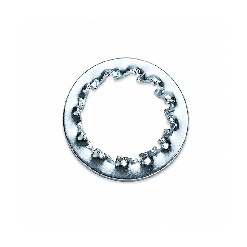 Unifix M8x14x0.8mm Internal Serrated Washer DIN 6798J with Bright Zinc Plated Finish