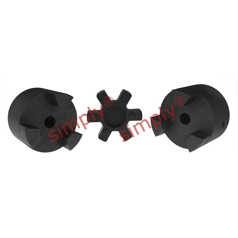 Major Brand L225B/L225B Pilot Bored Jaw Coupling Assembly Max Bore 60mm with Nitrile Rubber Insert