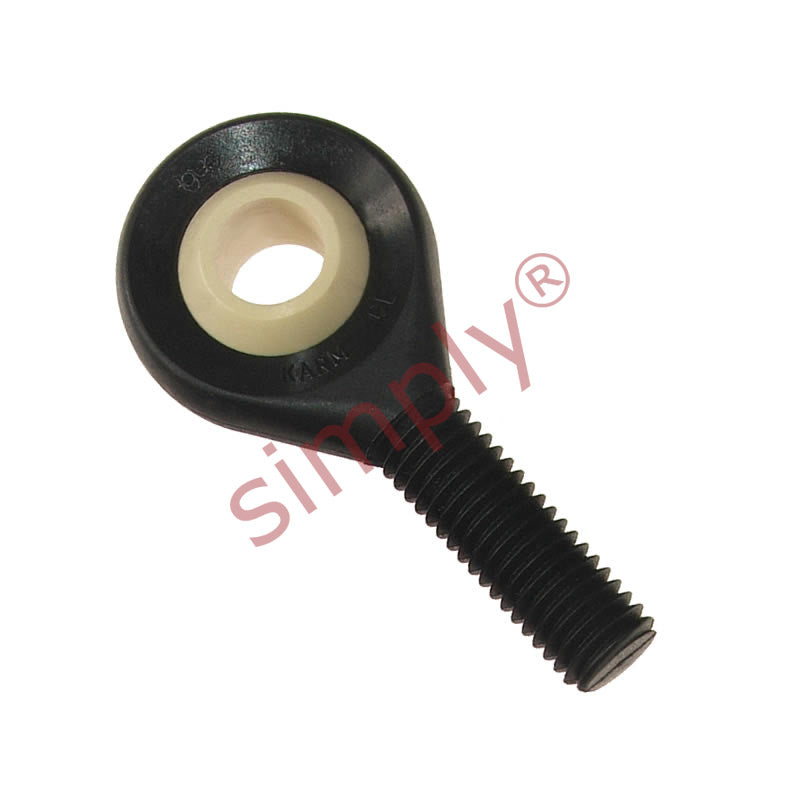 igubal KARM10CLR Right Hand Male Plastic Rod End 10mm Bore M10 Thread 