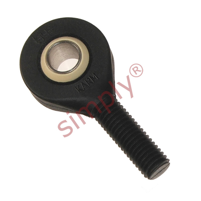 igubal KARM22MH Right Hand Male Plastic Rod End 22mm Bore M22x1.5 Thread with Metal Insert - Allow 2-3 Days