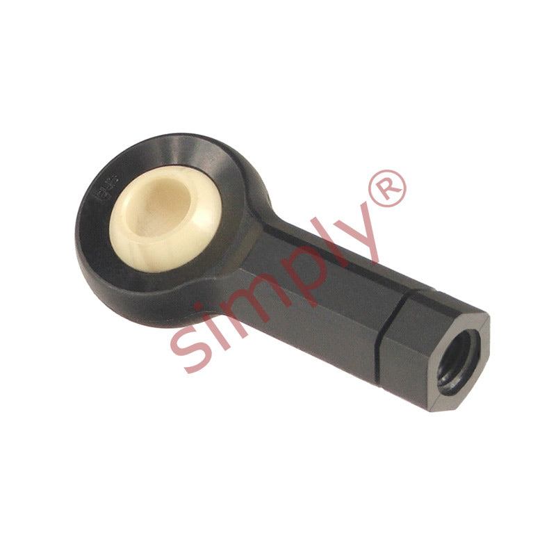 igubal KBRM06CL Right Hand Female Plastic Rod End with Hexagon Body 6mm Bore M6 Thread 