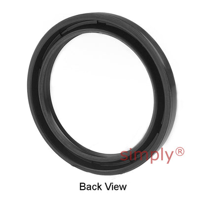 26x34x4mm Nitrile Rubber Single Lip Rotary Shaft Oil Seal Springless Design KC