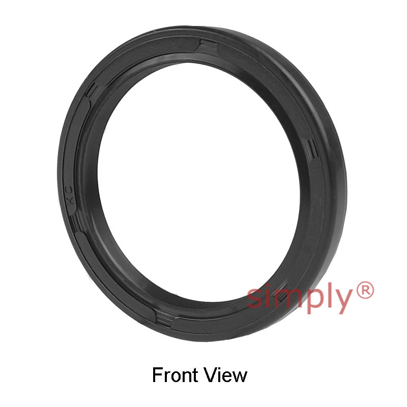 34x42x5mm Nitrile Rubber Douple Lip Rotary Shaft Oil Seal Springless Design KC Style