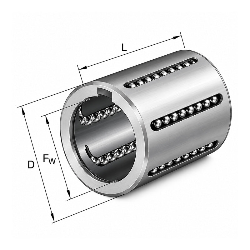 INA KH14-PP-RROC Linear Ball Bearing 14x21x28mm - Allow 1-2 Days - Contact Us For Faster Delivery