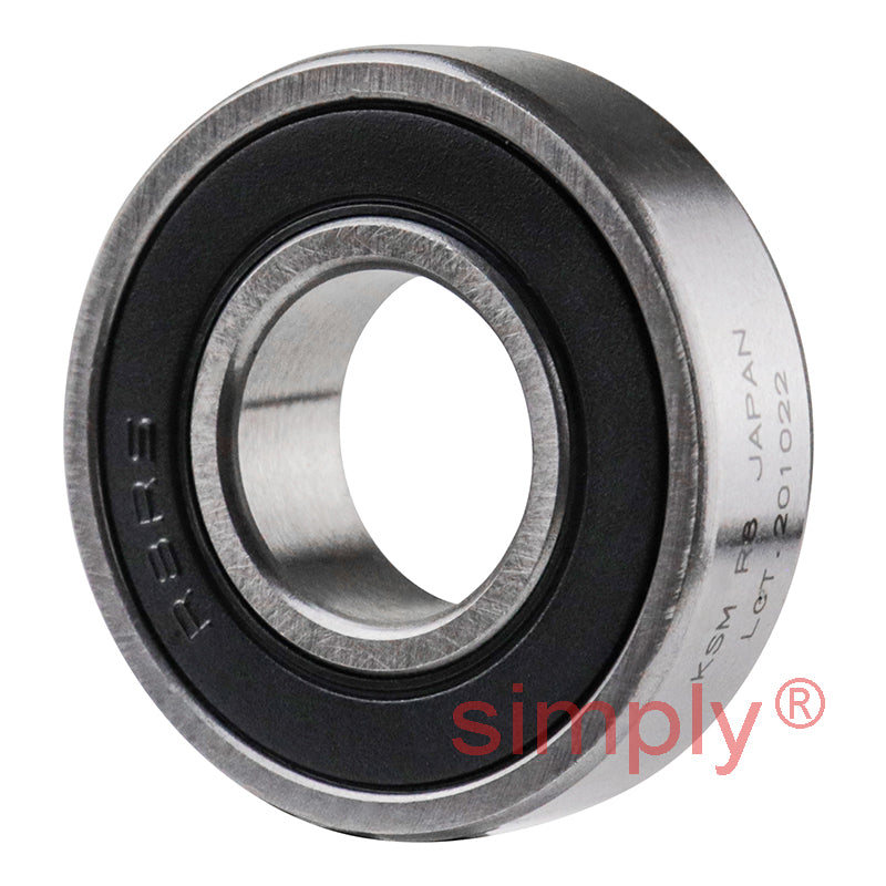KSM KLNJ1/2R82RS Rubber Sealed Imperial Deep Groove Ball Bearing 1/2x1-1/8x5/16 inch