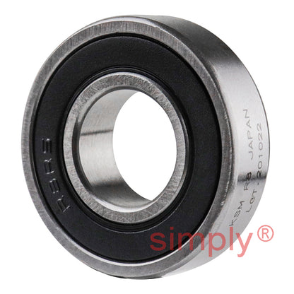 KSM KLNJ1/2R82RS Rubber Sealed Imperial Deep Groove Ball Bearing 1/2x1-1/8x5/16 inch