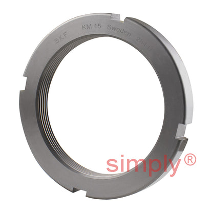 SKF KM15 Lock Nut (Lock Washer Type) M75x2mm