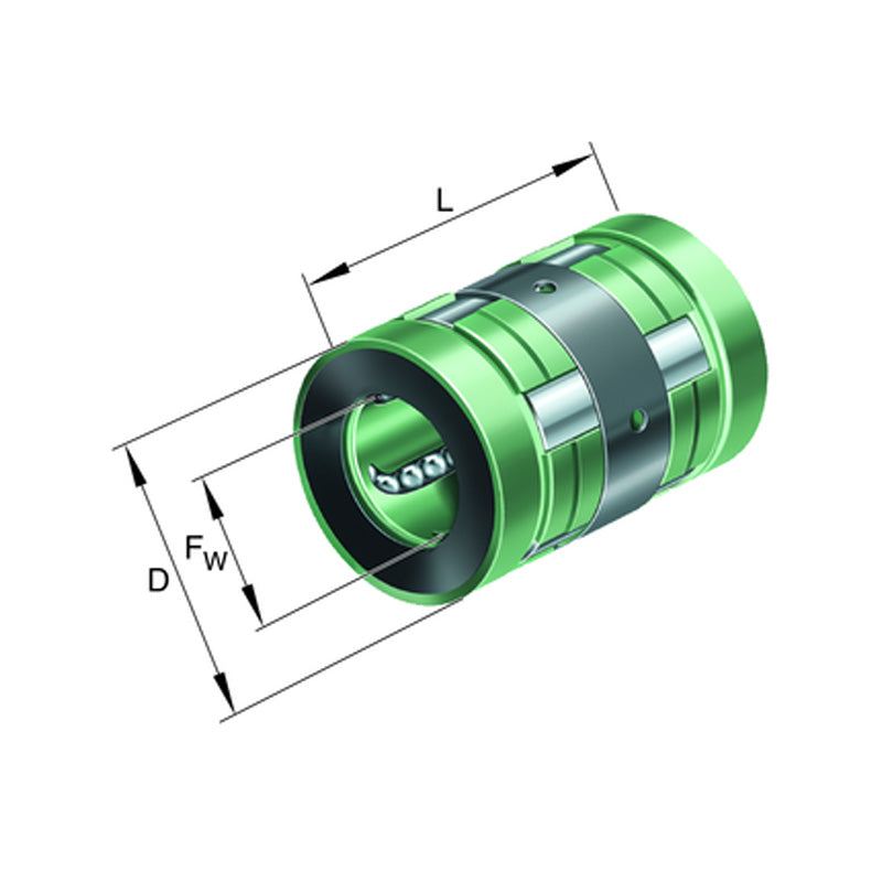 INA KN50-PP Linear Ball Bearing 50x75x100mm - Allow 1-2 Days - Contact Us For Faster Delivery