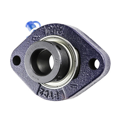 RHP LFTC25DEC Two Bolt Oval Cast Iron Flange Housing Bearing 25mm Bore