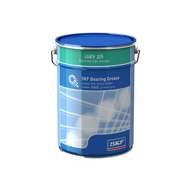SKF LGEV2 5kg Can Extremely High Viscocity Bearing Grease with Solid Lubricants 