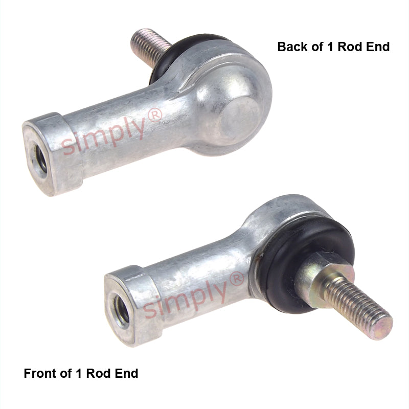 IKO LHSA5L Left Hand Metric Steel / Steel Studded Copper Alloy Bushing with Dust Cover L-Ball Rod End M5x0.8 Thread