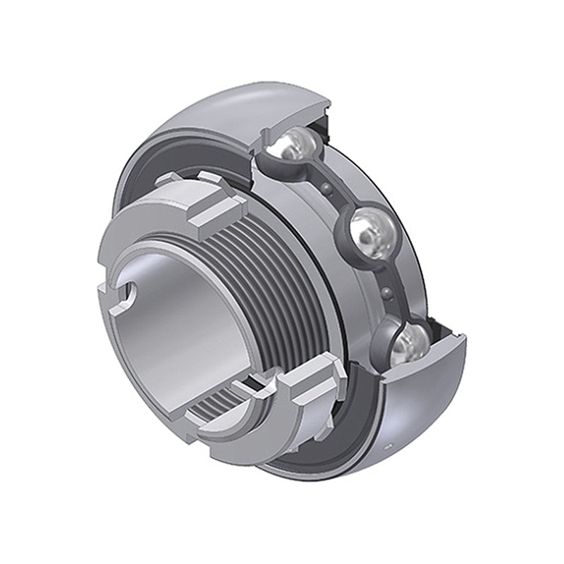 SNR LK208G2H Metric Flatback Spherical Outer Bearing Insert 40mm Bore 80mm Outside Diameter with Adapter Sleeve - Allow 2-3 Days