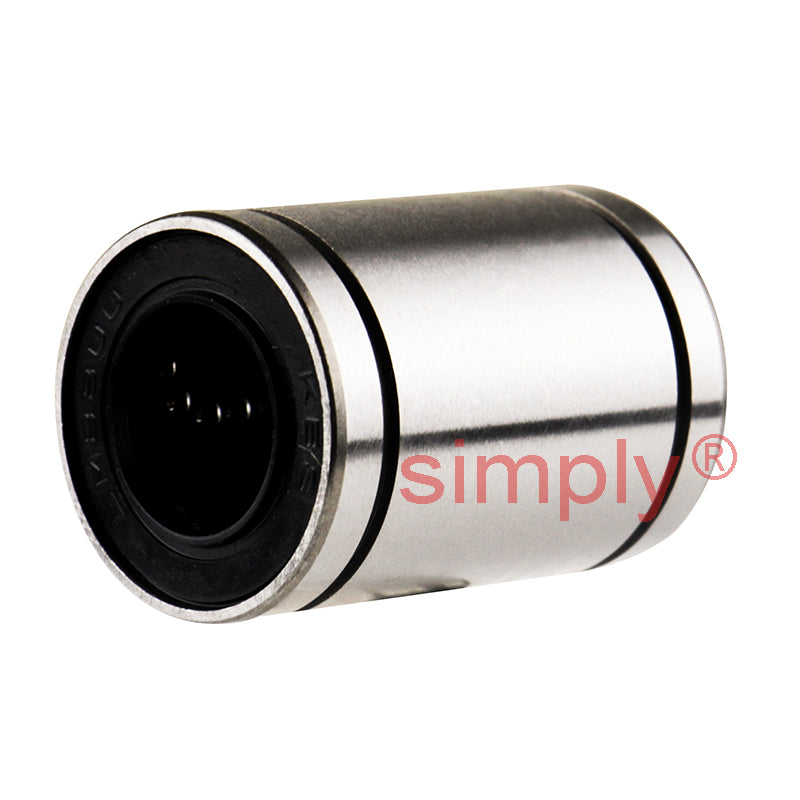 LMB8UU Imperial Closed Linear Ball Bushing with Rubber Seals 0.5x0.875x1.25 inch