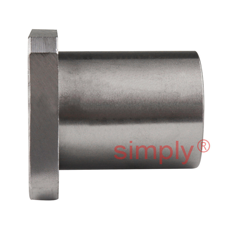 LMEK20UU Square Flanged Linear Ball Bushing with Rubber Seals and Resin Retainer 20x32x45mm