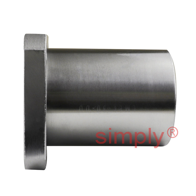 LMEK30UU Square Flanged Linear Ball Bushing with Rubber Seals and Resin Retainer 30x47x68mm
