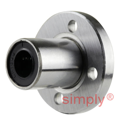 LMF10UU Metric Round Flanged Linear Ball Bushing 10x19x29mm