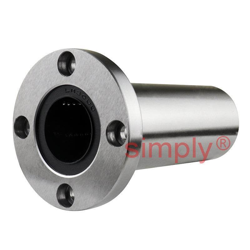 LMF30UU Metric Round Flanged Linear Ball Bushing 30x45x64mm