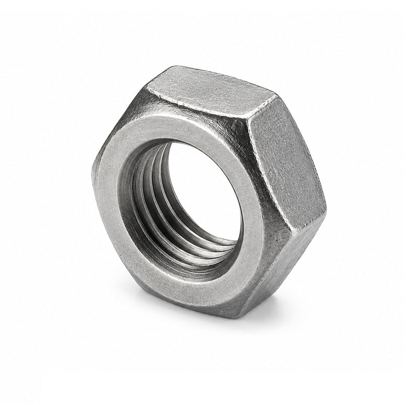 Unifix M6x10 - Grade 4 Steel Lock Nut DIN 439B with 1mm Pitch and Bright Zinc Plated Finish - Allow 2-3 Days
