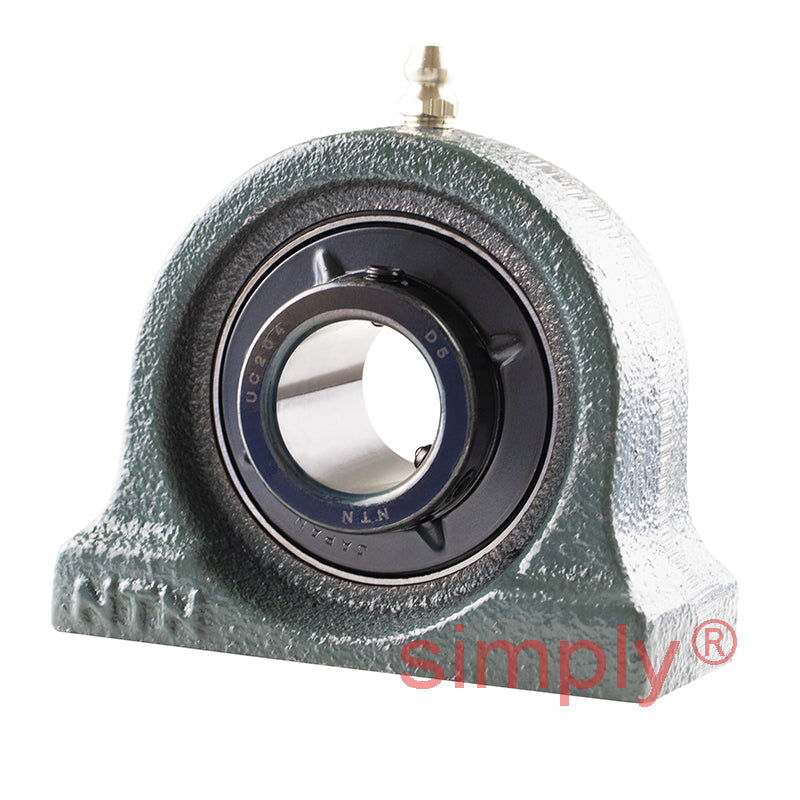 NTN M-UCUP204D1 Threaded Base Small Footprint Metric Pillow / Plummer Block Housing Supplied with 20mm Bore Insert