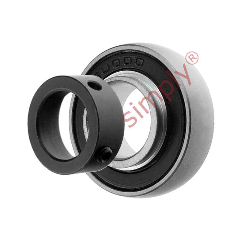 U005 Metric Eccentric Collar Type Bearing Insert with 25mm Bore 47mm Outside Dia