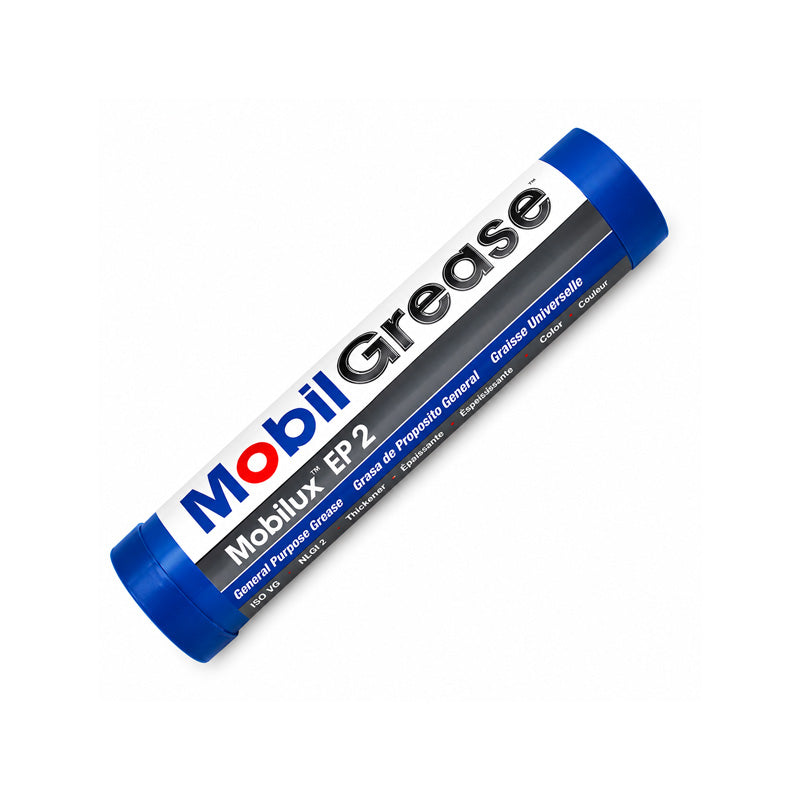 Mobil Mobilux EP2 NLGI 2 Grease 390g Cartridge - Allow 2-3 Days