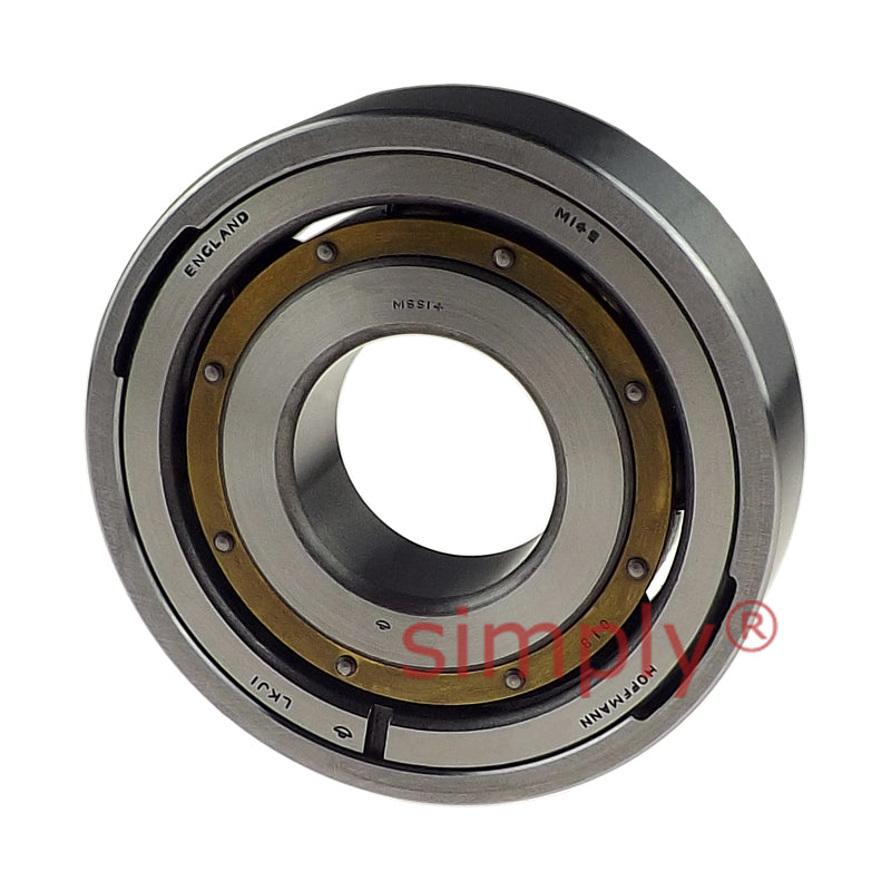 RHP MSN14M Parallel Outer Open Deep Groove Ball Bearing with Spherical Seating Ring and Brass Cage 1-3/4x4-5/8x1-1/8 inch