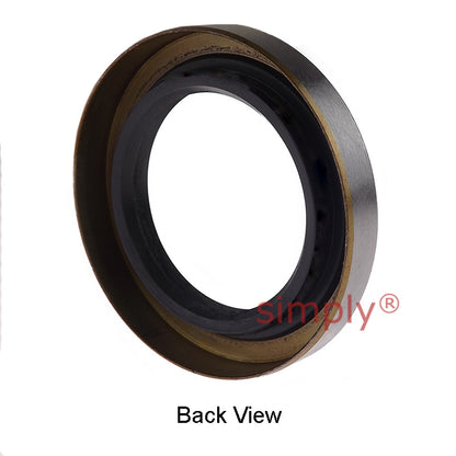 18x25x4mm Metal Cased Nitrile Rubber Double Lip Rotary Shaft Oil Seal R6 Type