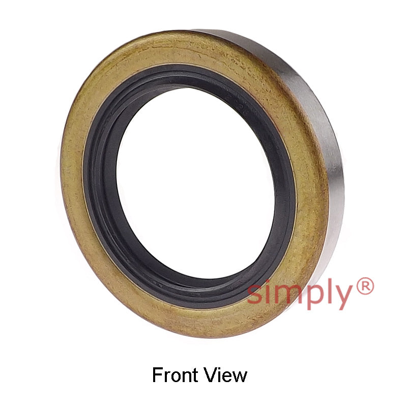 14x20x5mm Metal Cased Nitrile Rubber Rotary Shaft Oil Seal with Garter Spring R4 Type