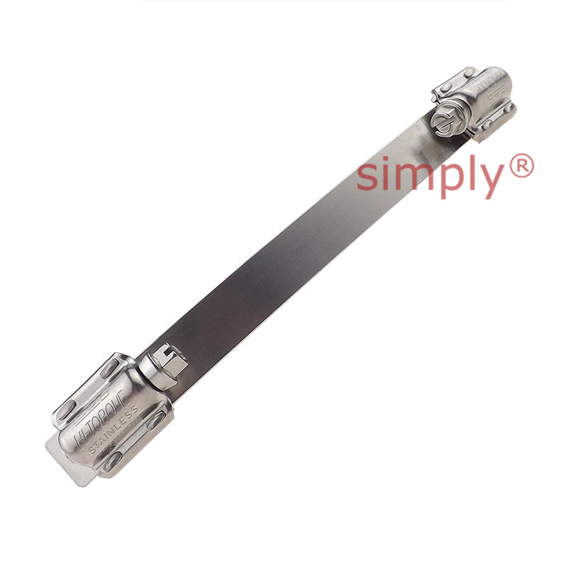 Pack of 10 - JCS MTC300 304 Stainless Steel Multi-Torque 300mm Connectors for use with 16mm Banding 