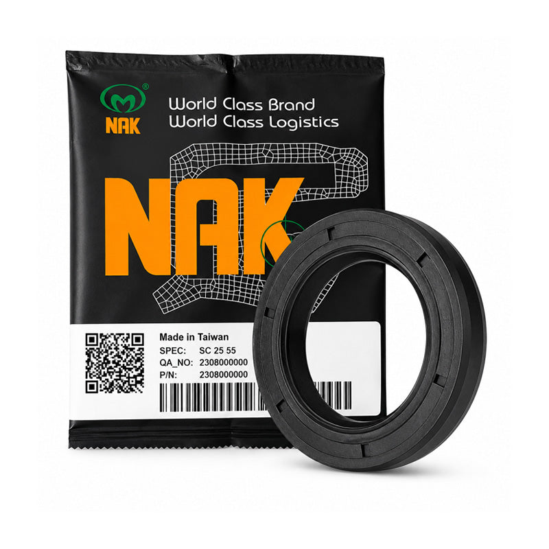 NAK 90x110x12/12.5mm HIGH PRESSURE Nitrile Rubber Double Lip Rotary Shaft Oil Seal with Extra Internal Sealing Profile with Garter Spring TCN11 - Allow 7-10 Days