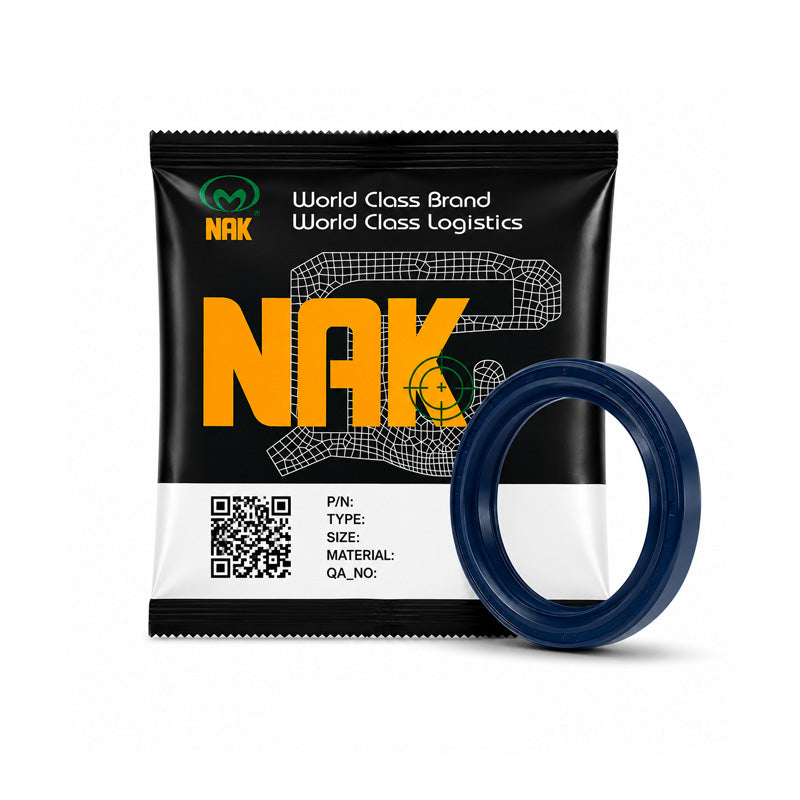 NAK 80x95x10mm Blue Nitrile Rubber Double Lip Rotary Shaft Oil Seal with Garter Spring TC - Allow 7-10 Days